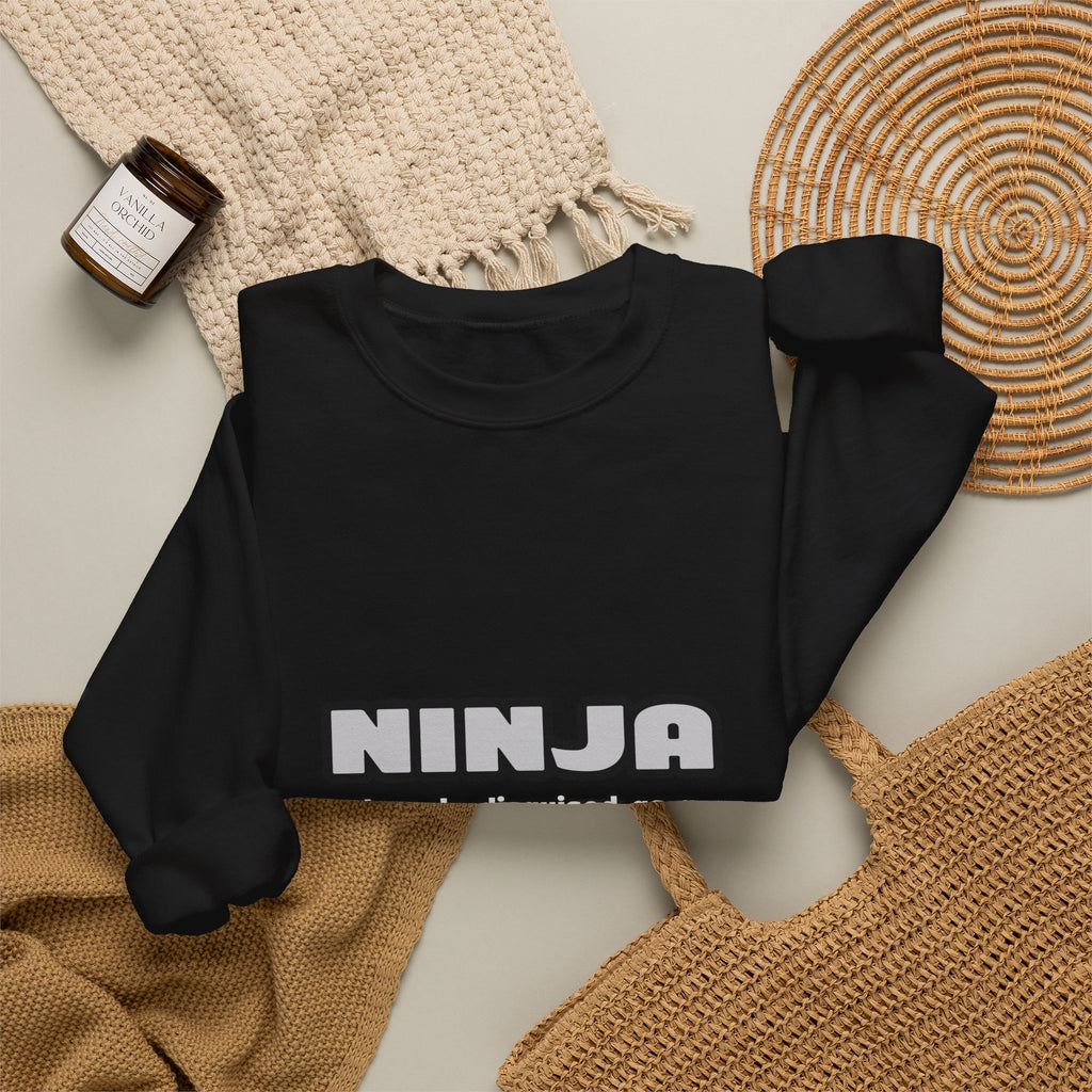 Ninja Cleverly Disguised As A Nurse - Unisex Heavy Blend™ Crewneck Sweatshirt
