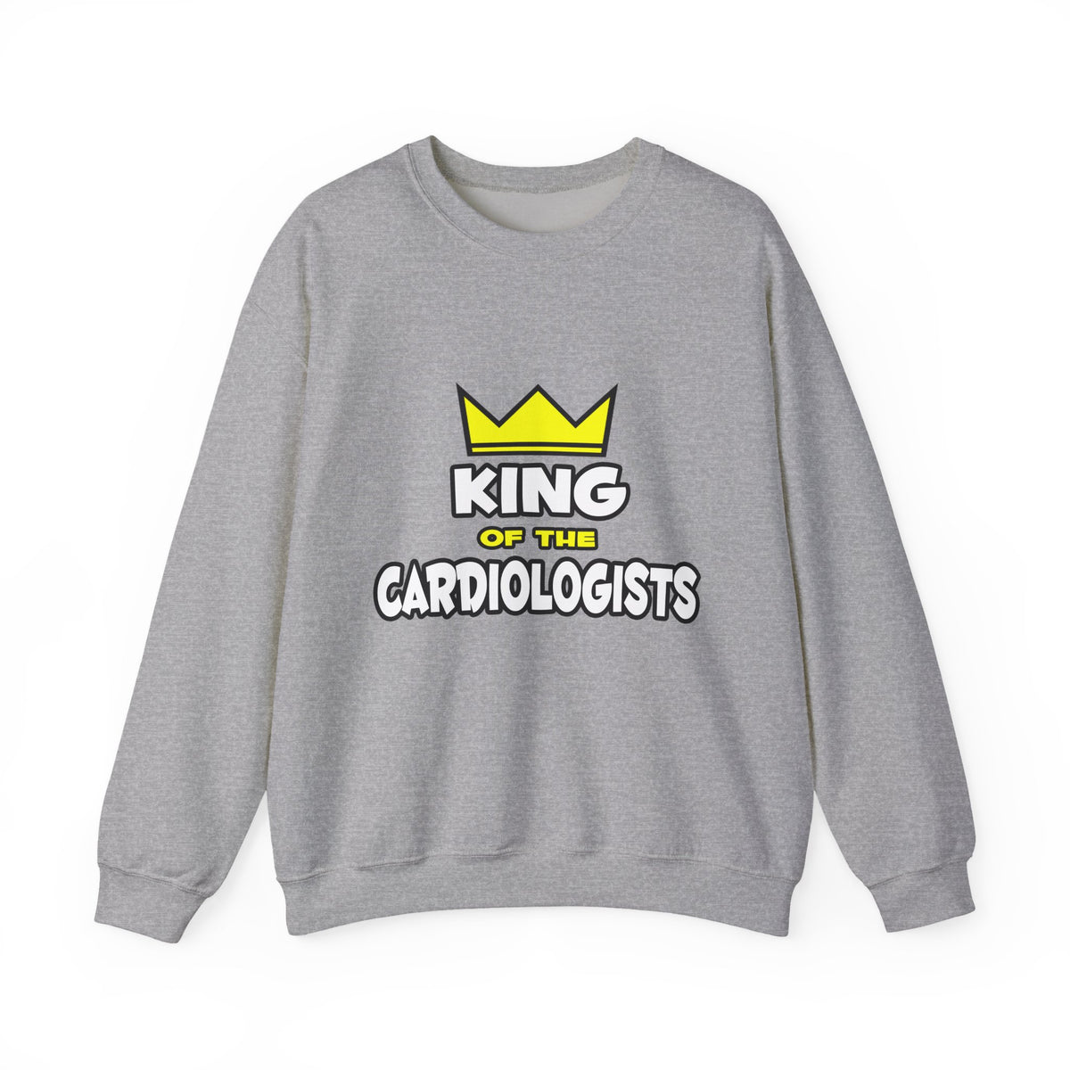 King of the Cardiologists - Unisex Heavy Blend™ Crewneck Sweatshirt