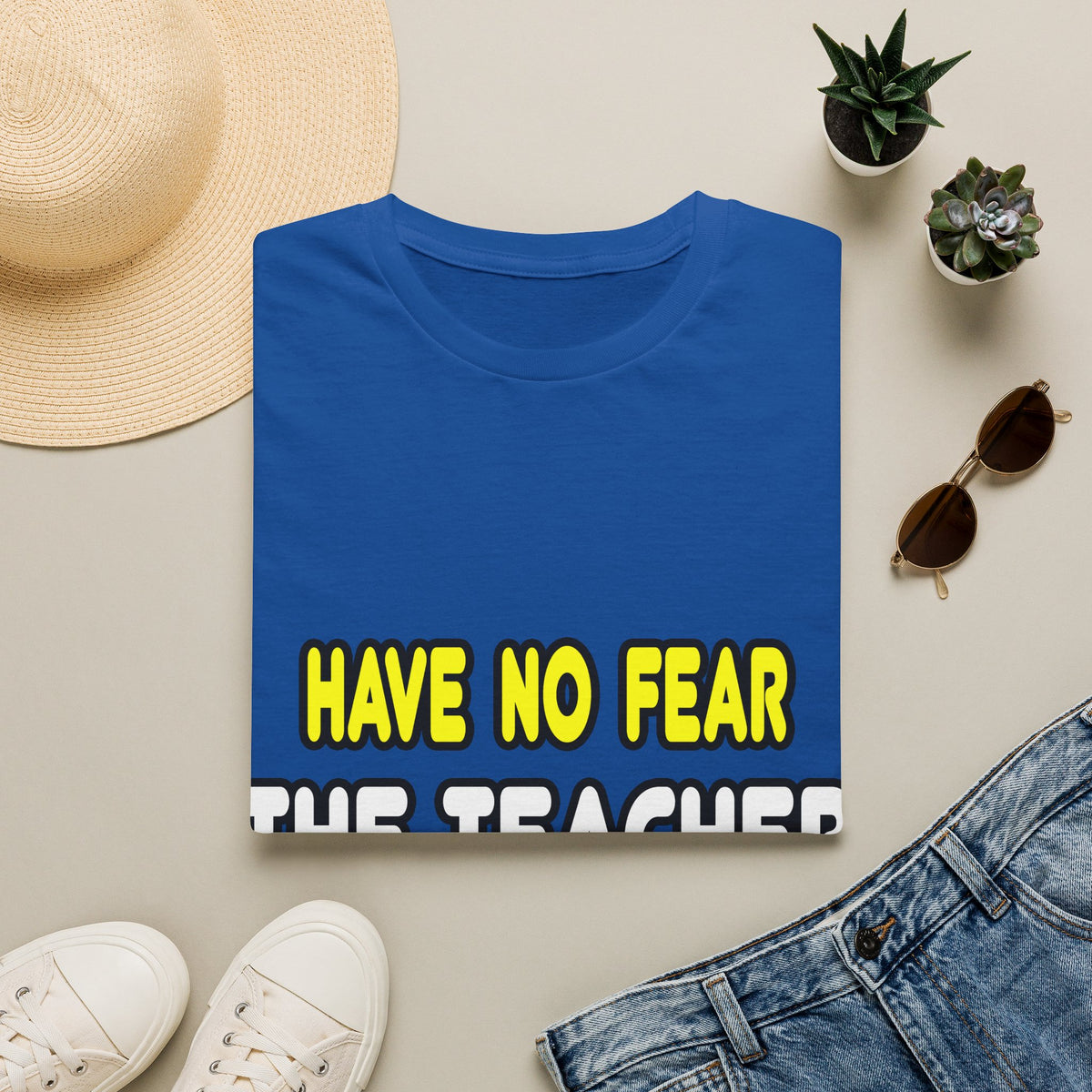 Have No Fear, The Teacher Is Here - Unisex Softstyle T-Shirt