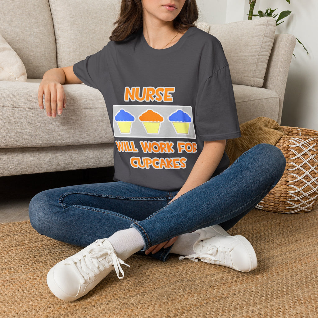Nurse ... Will Work For Cupcakes - Unisex Softstyle T-Shirt