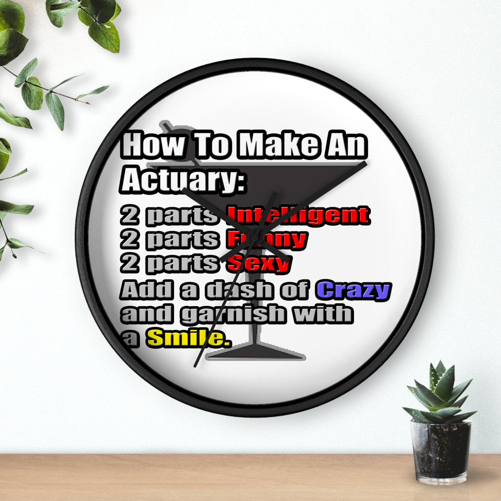 How To Make an Actuary - Wall Clock