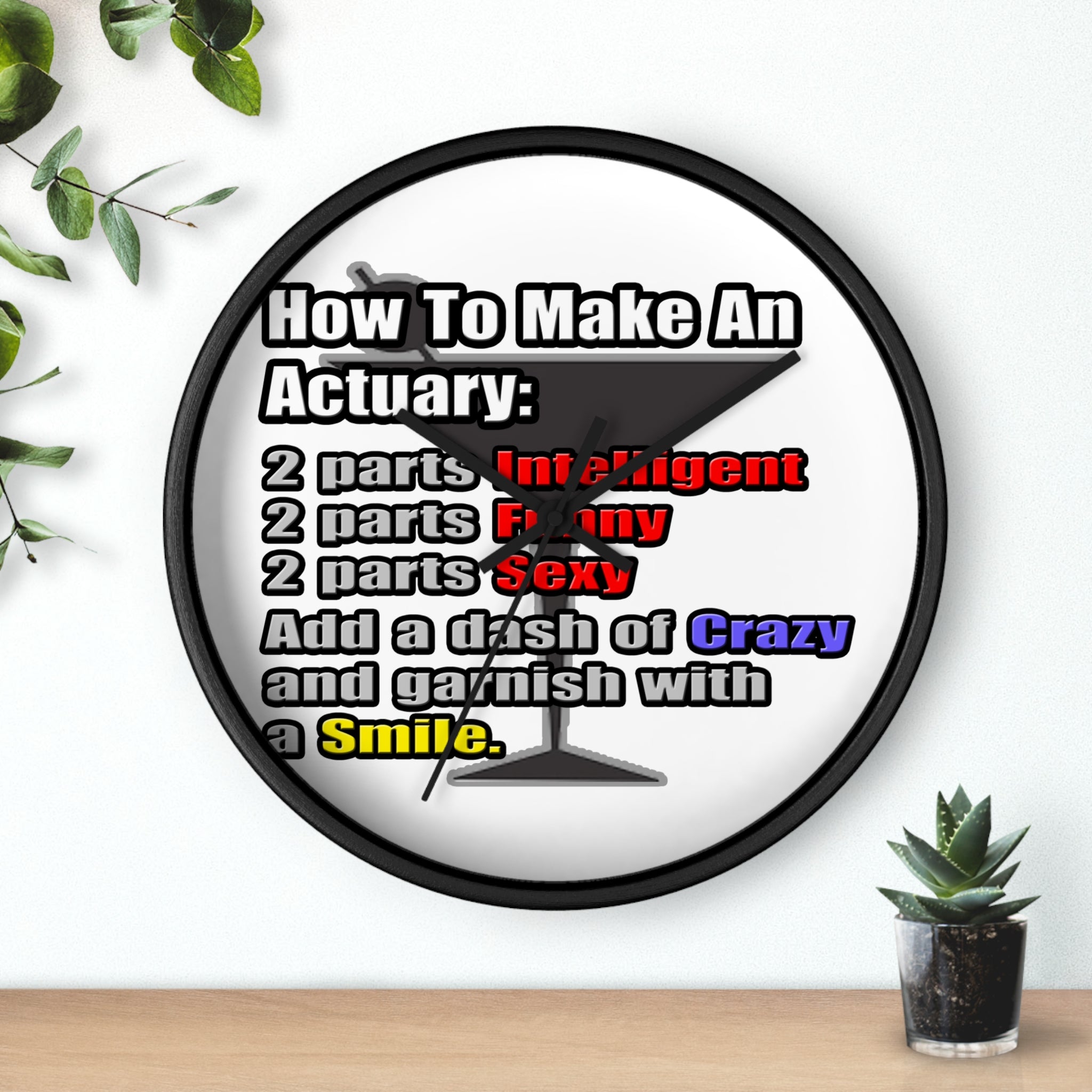 How To Make an Actuary - Wall Clock