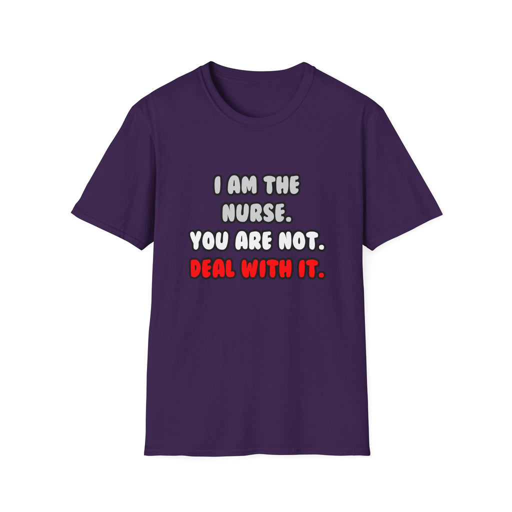 Deal With It ... Funny Nurse - Unisex Softstyle T-Shirt