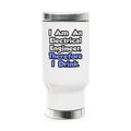 I Am An Electrical Engineer, Therefore I Drink - Stainless Steel Travel Mug with Handle, 14oz