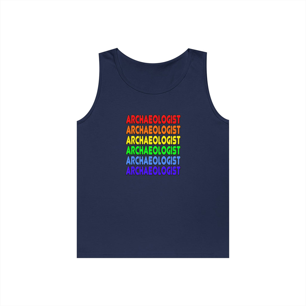 Rainbow Archaeologist - Unisex Heavy Cotton Tank Top