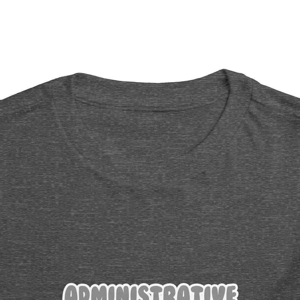 Administrative Asst ... Will Work For Ice Cream - Toddler Short Sleeve Tee