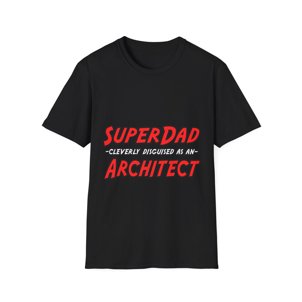 SuperDad...Architect - Unisex Softstyle T-Shirt