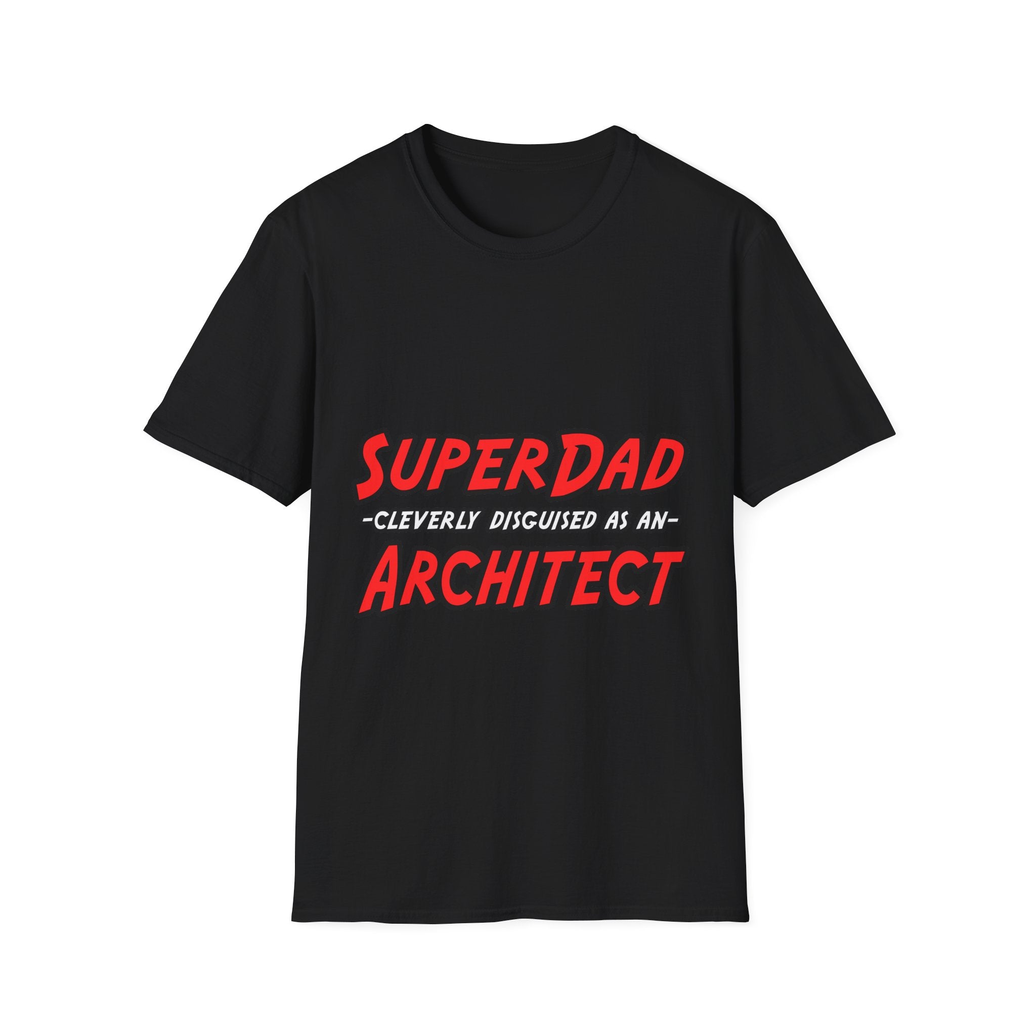 SuperDad...Architect - Unisex Softstyle T-Shirt