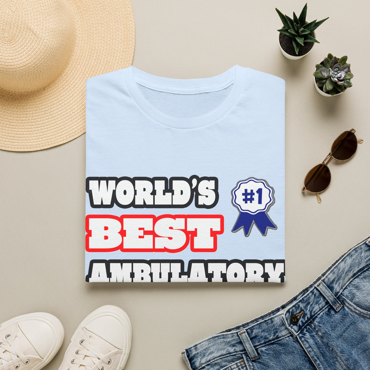 World's Best Ambulatory Care Nurse - Unisex Softstyle T-Shirt