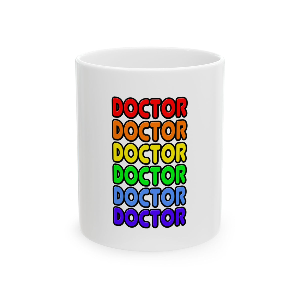 Rainbow Doctor - Ceramic Mug, (11oz, 15oz)