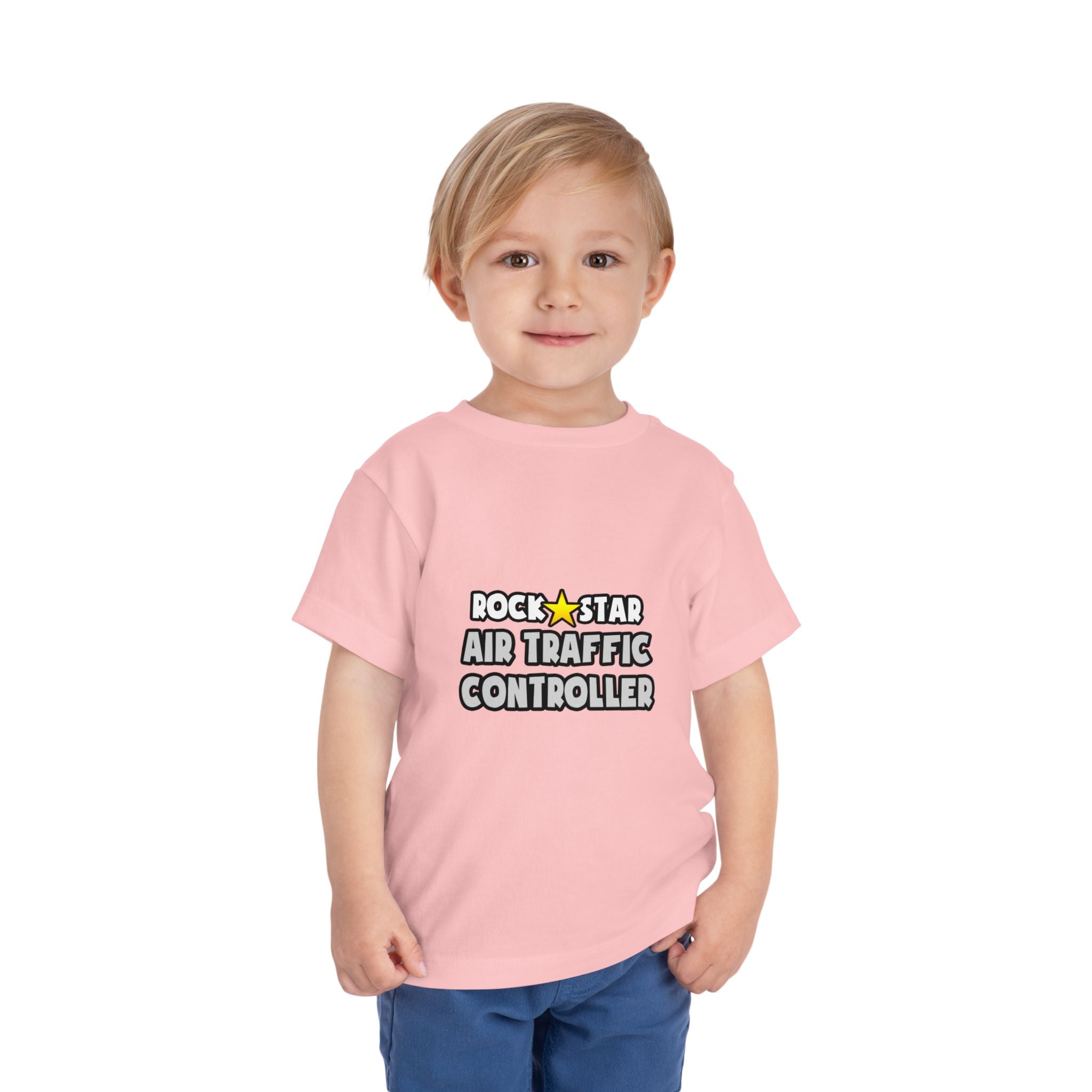 Rock Star Air Traffic Controller - Toddler Short Sleeve Tee