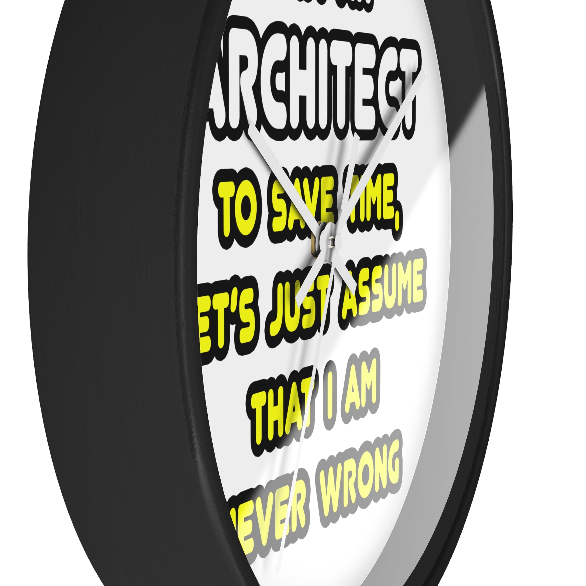 Funny Architect T Shirts and Gifts - Wall Clock