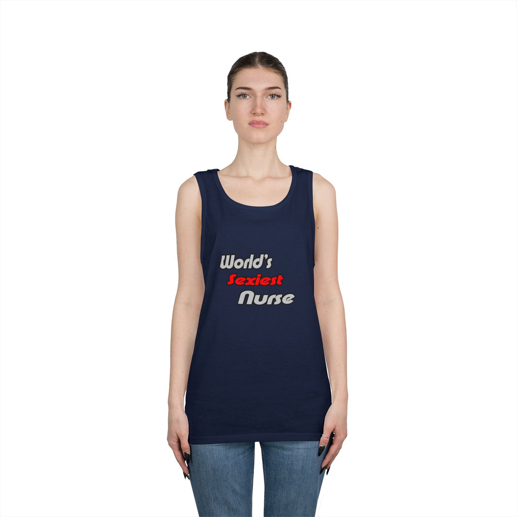 World's Sexiest Nurse - Unisex Heavy Cotton Tank Top