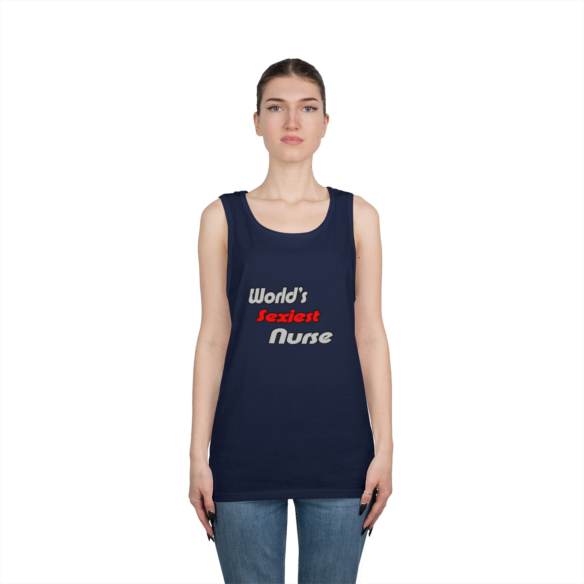 World's Sexiest Nurse - Unisex Heavy Cotton Tank Top
