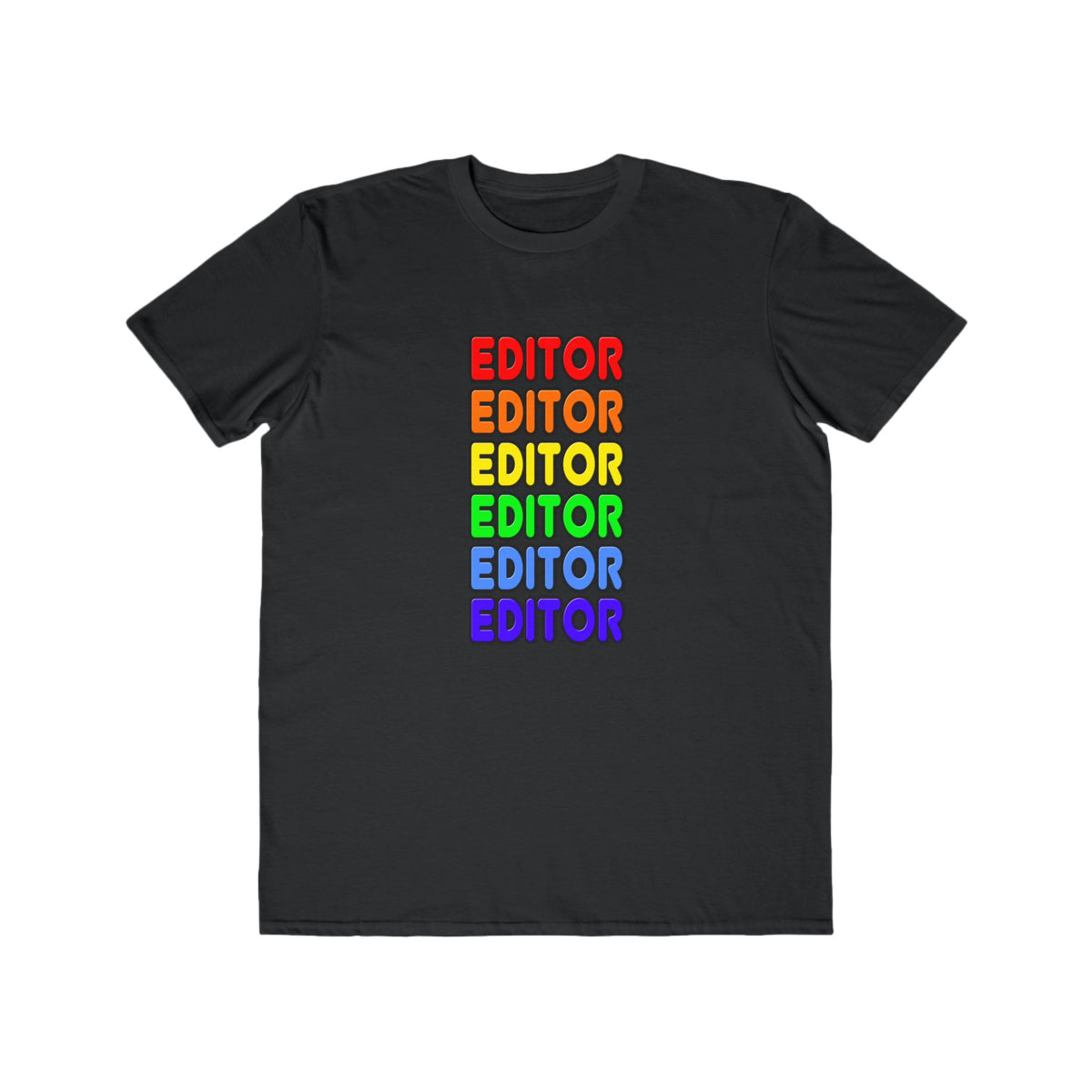 Rainbow Editor - Men's Lightweight Fashion Tee