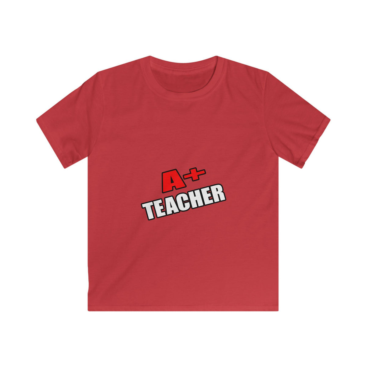 a plus teacher - Kids Softstyle Tee