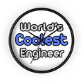 World's Coolest Engineer - Wall Clock