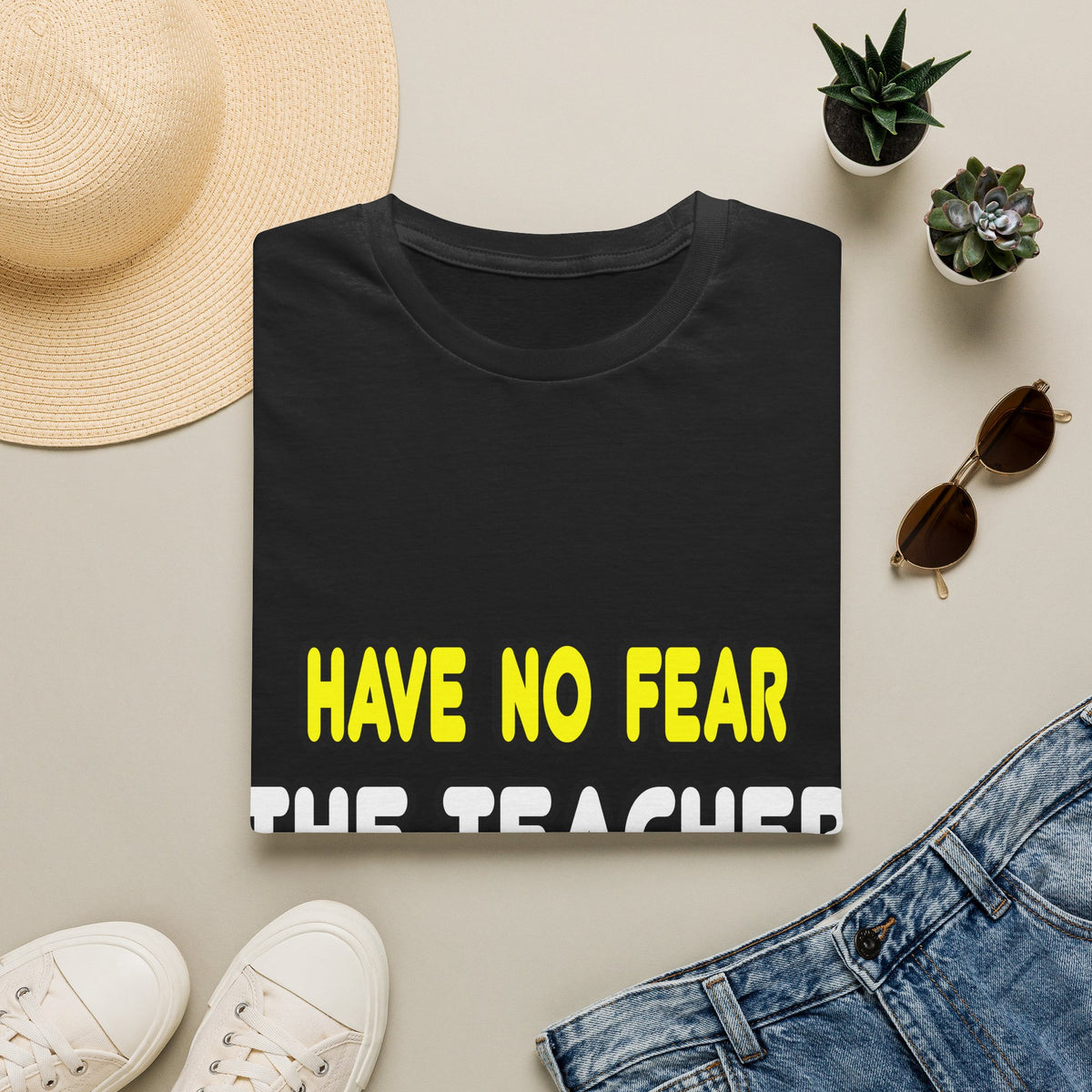 Have No Fear, The Teacher Is Here - Unisex Softstyle T-Shirt