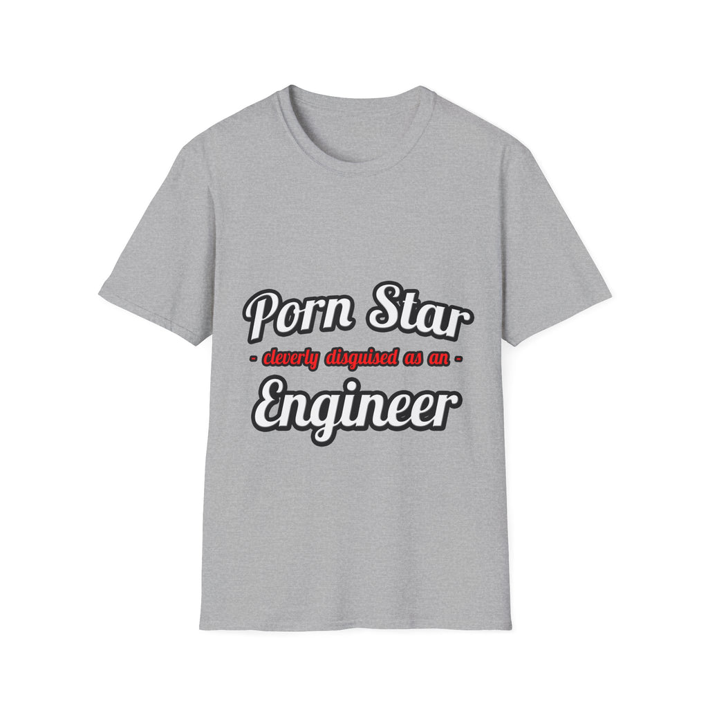 Porn Star...Engineer - Unisex Softstyle T-Shirt
