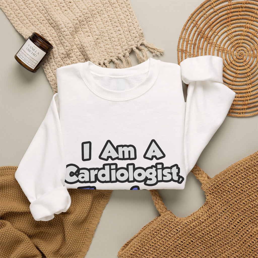 I Am A Cardiologist, Therefore I Drink - Unisex Heavy Blend™ Crewneck Sweatshirt