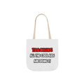 Funny Teacher Shirts and Gifts - Canvas Tote Bag, 5-Color Straps