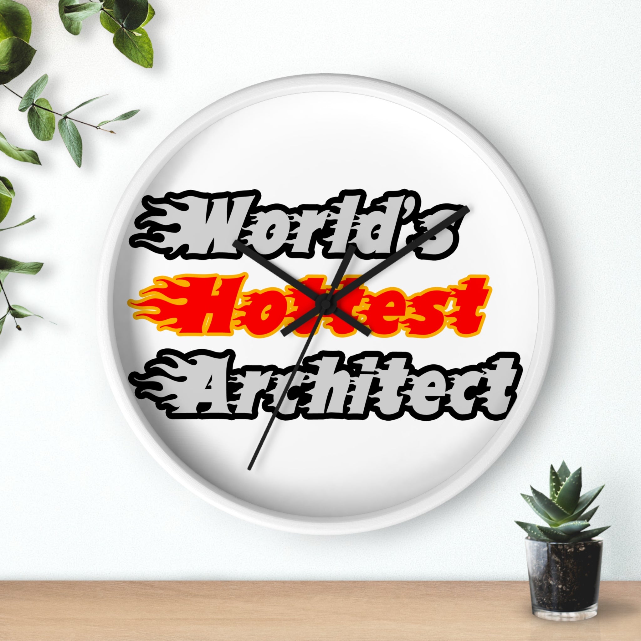 World's Hottest Architect - Wall Clock