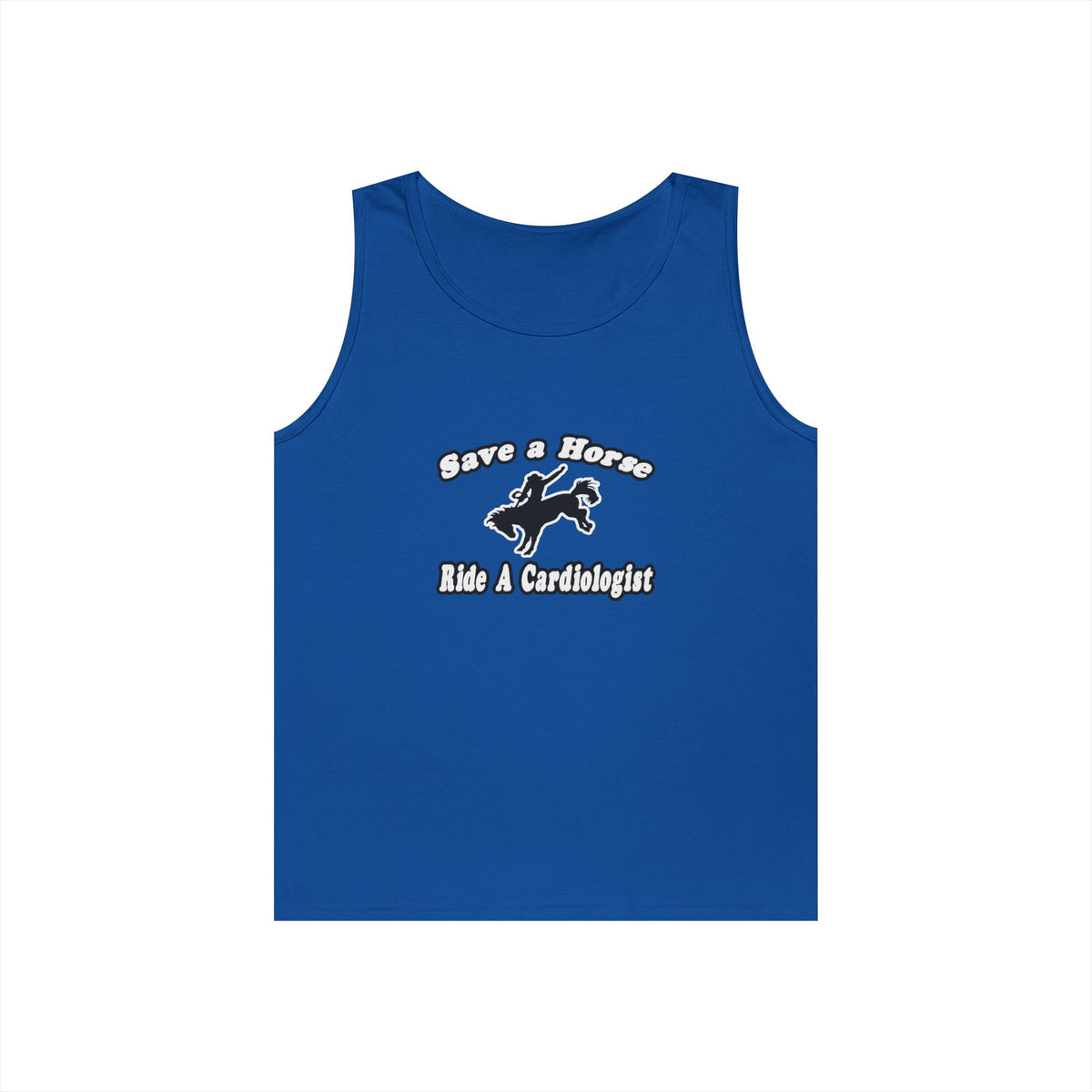 Save Horse, Ride Cardiologist - Unisex Heavy Cotton Tank Top