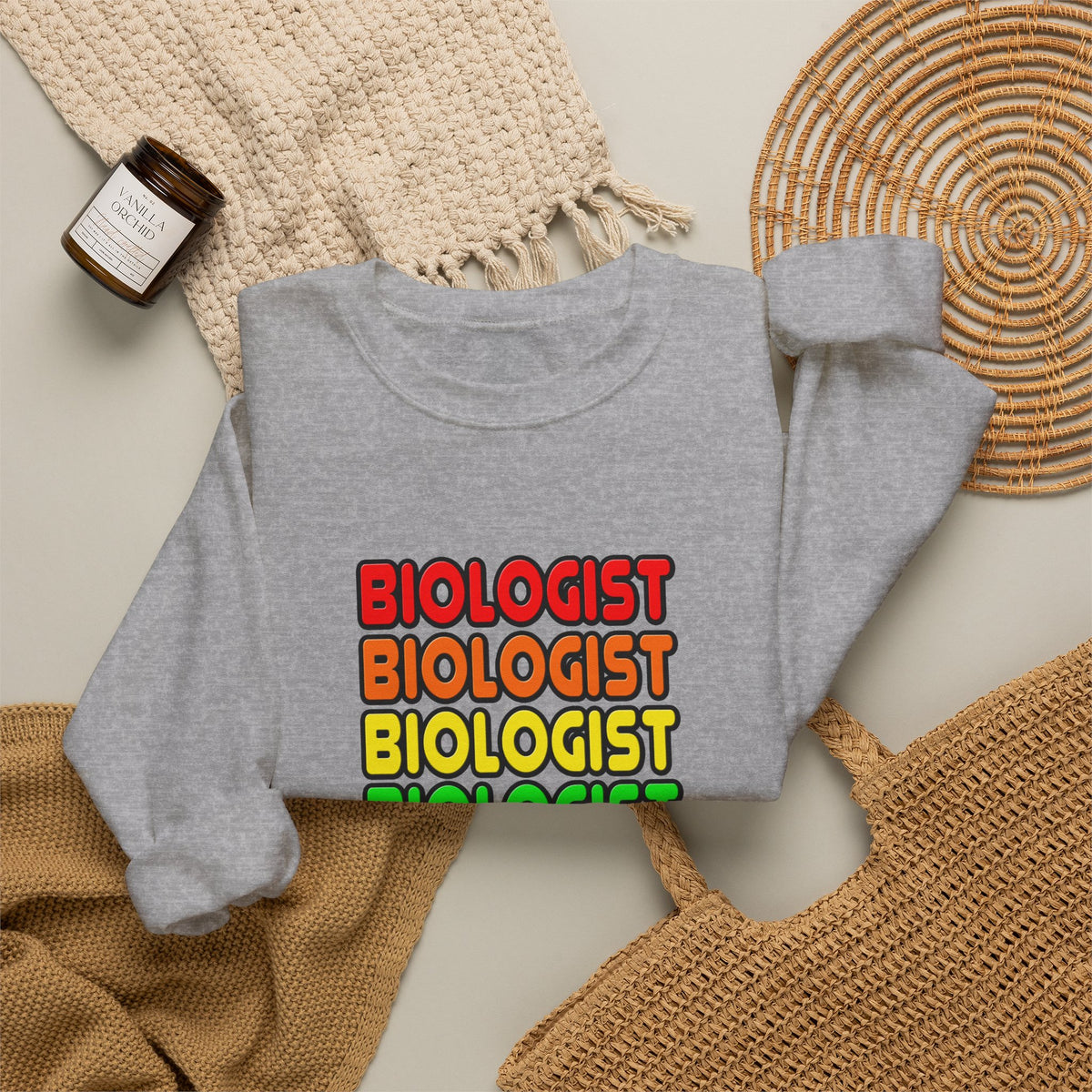 Rainbow Biologist - Unisex Heavy Blend™ Crewneck Sweatshirt