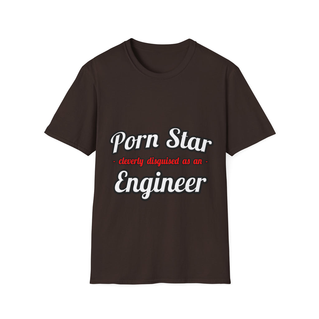 Porn Star...Engineer - Unisex Softstyle T-Shirt
