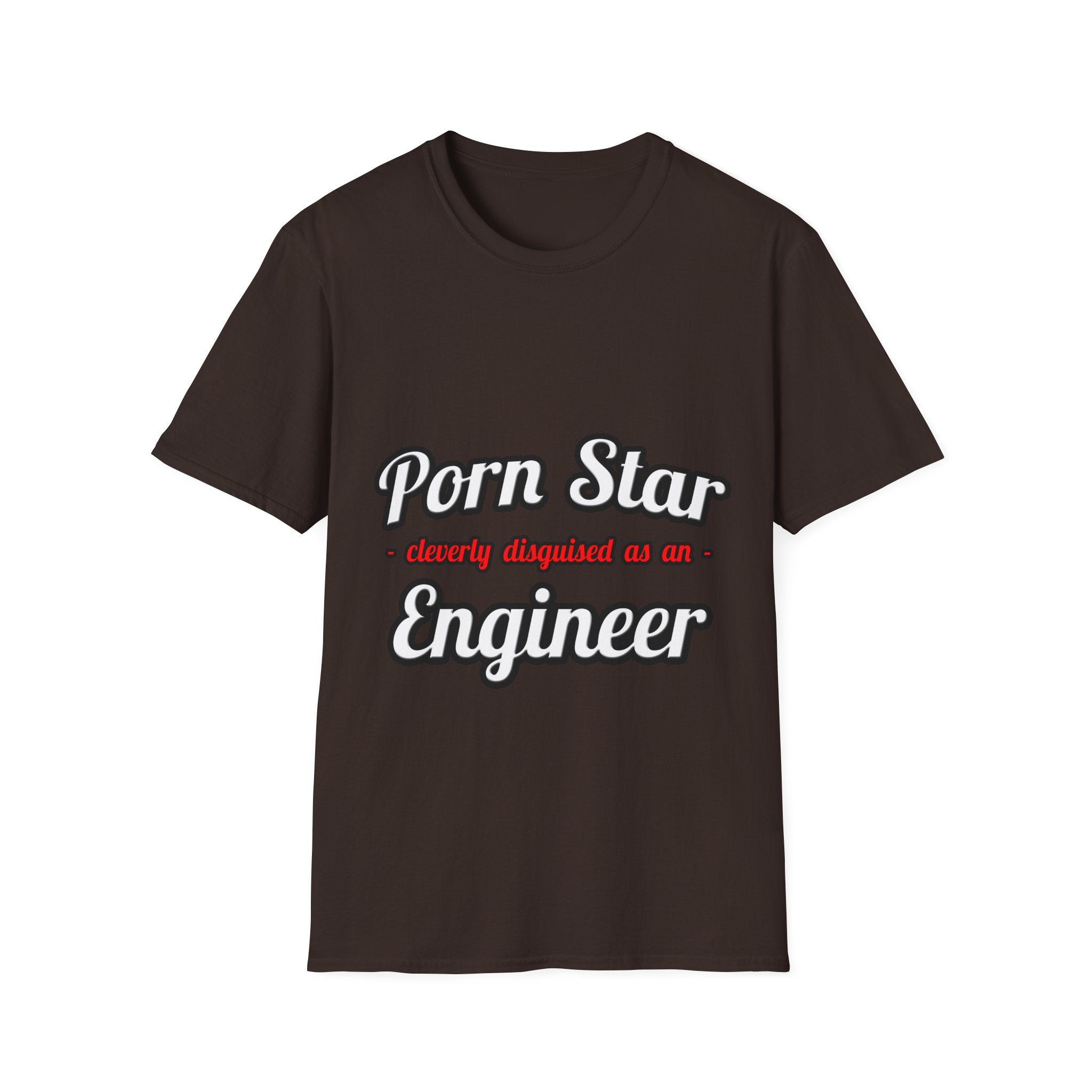 Porn Star...Engineer - Unisex Softstyle T-Shirt