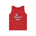 My Heart Belongs To A Farmer - Unisex Heavy Cotton Tank Top