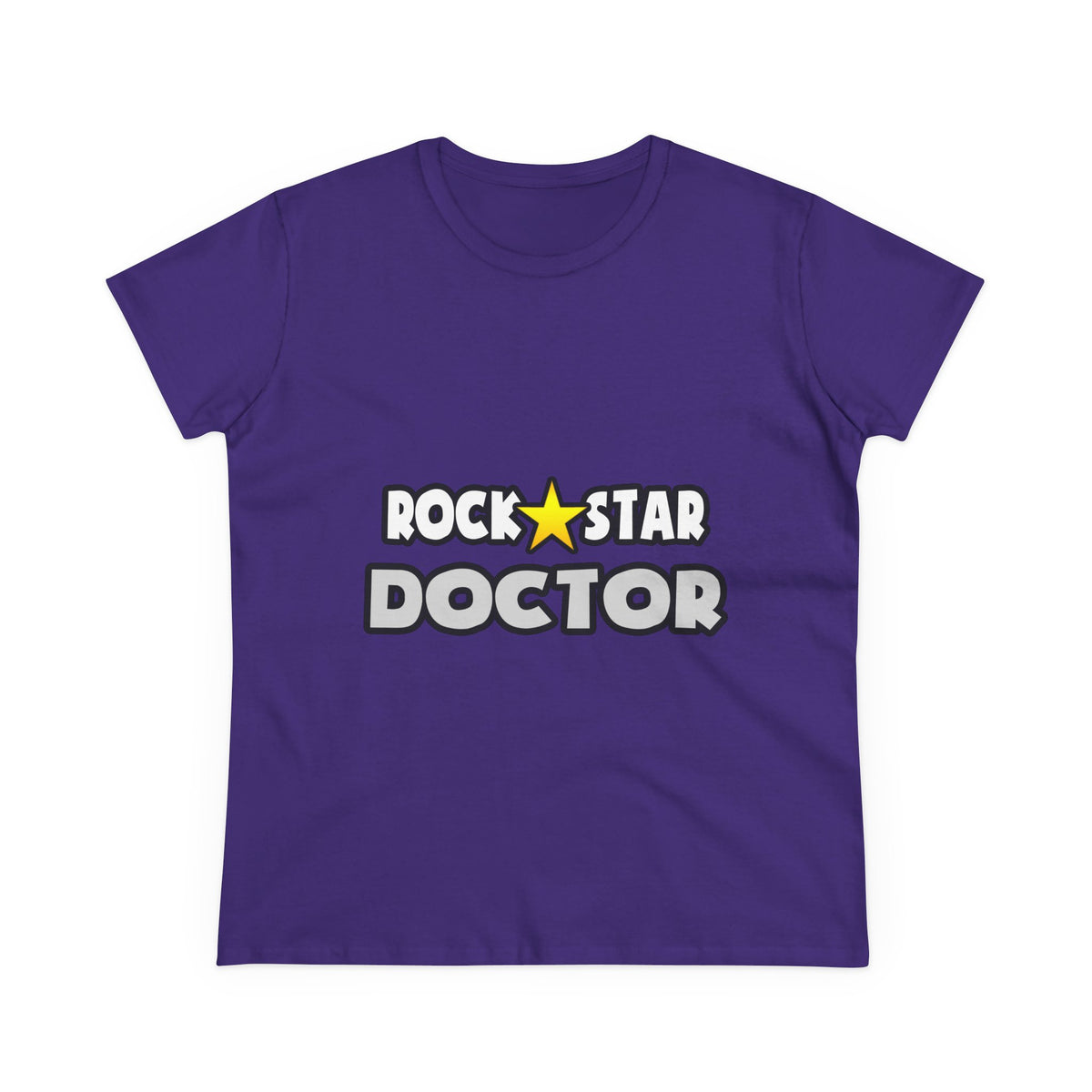 Rock Star Doctor (2) - Women's Midweight Cotton Tee