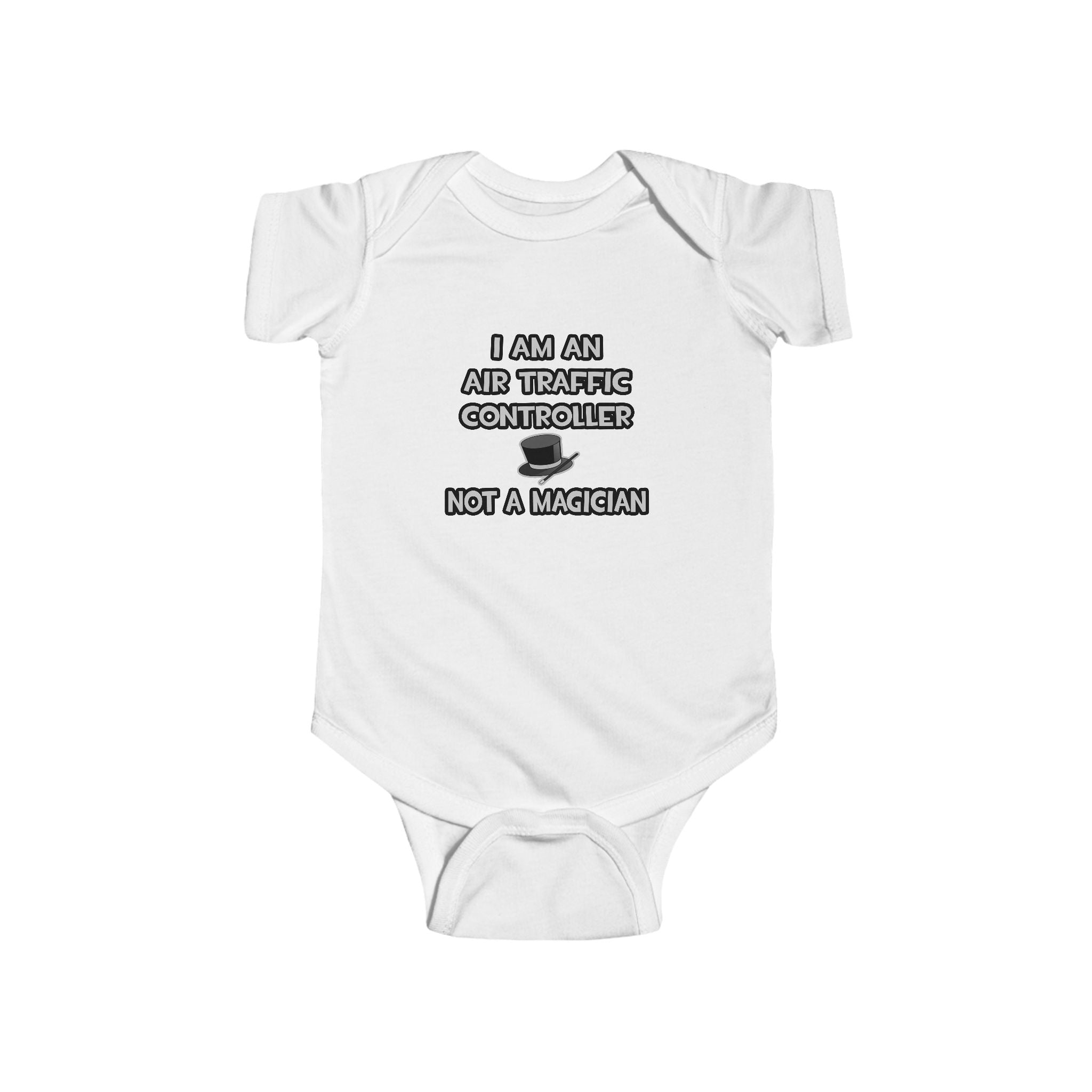 Air Traffic Controller ... Not A Magician - Infant Fine Jersey Bodysuit