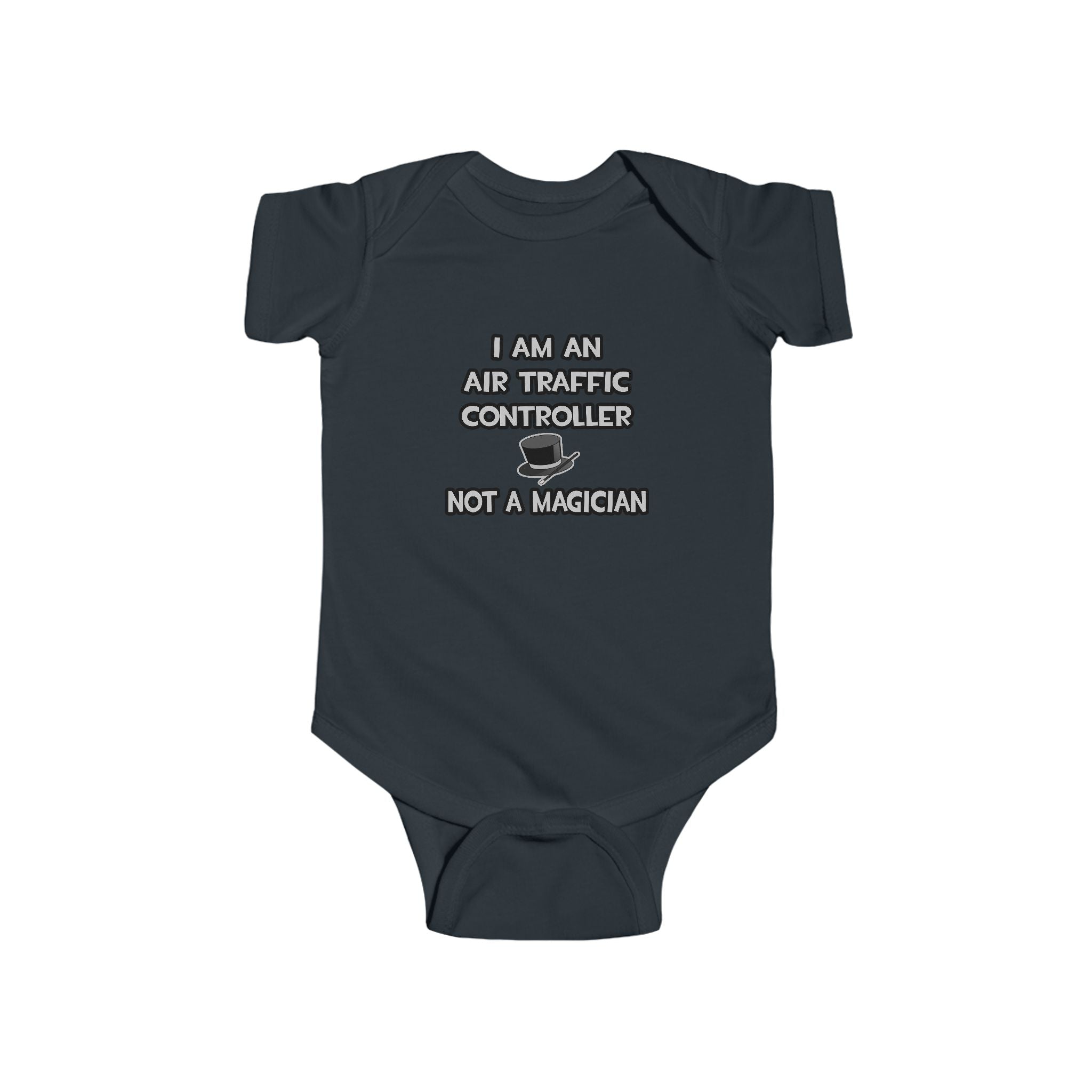 Air Traffic Controller ... Not A Magician - Infant Fine Jersey Bodysuit