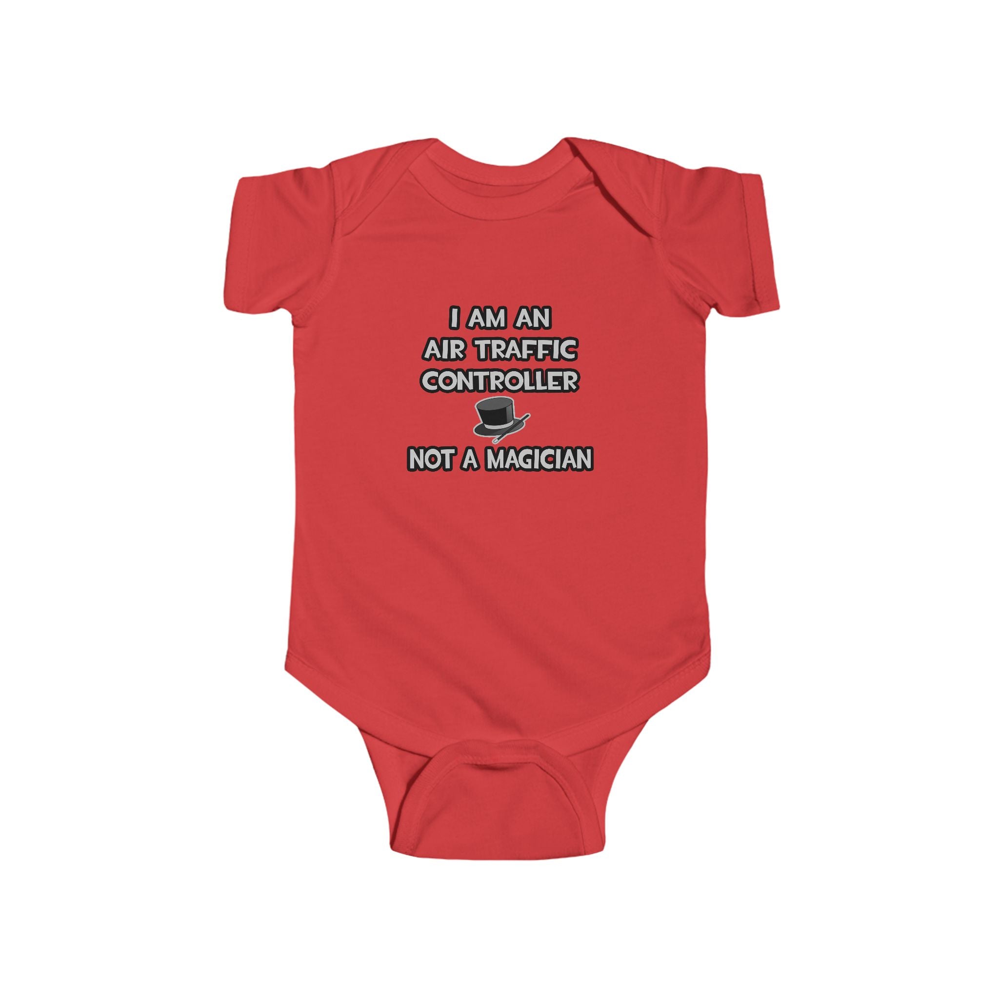 Air Traffic Controller ... Not A Magician - Infant Fine Jersey Bodysuit