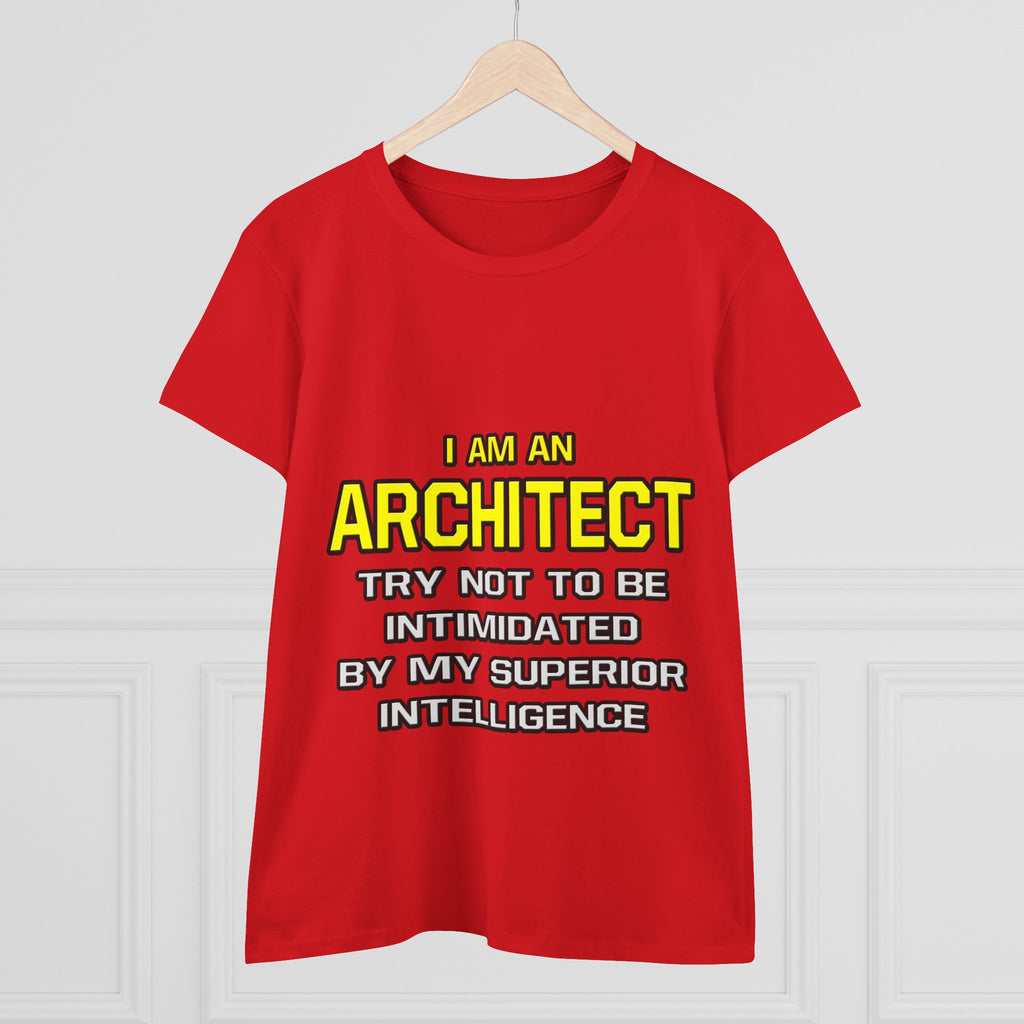 Architect...Superior Intelligence - Women's Midweight Cotton Tee