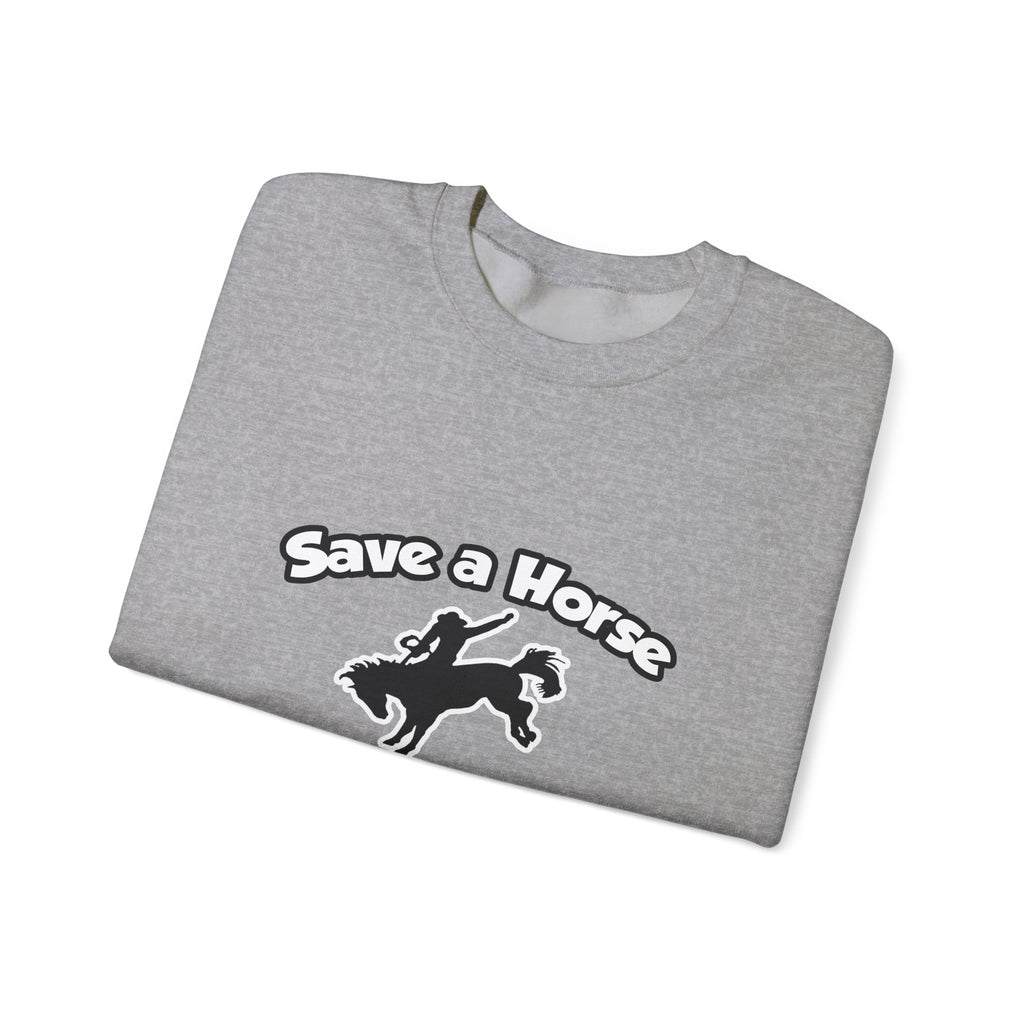 Save a Horse, Ride an Astronomer - Unisex Heavy Blend™ Crewneck Sweatshirt