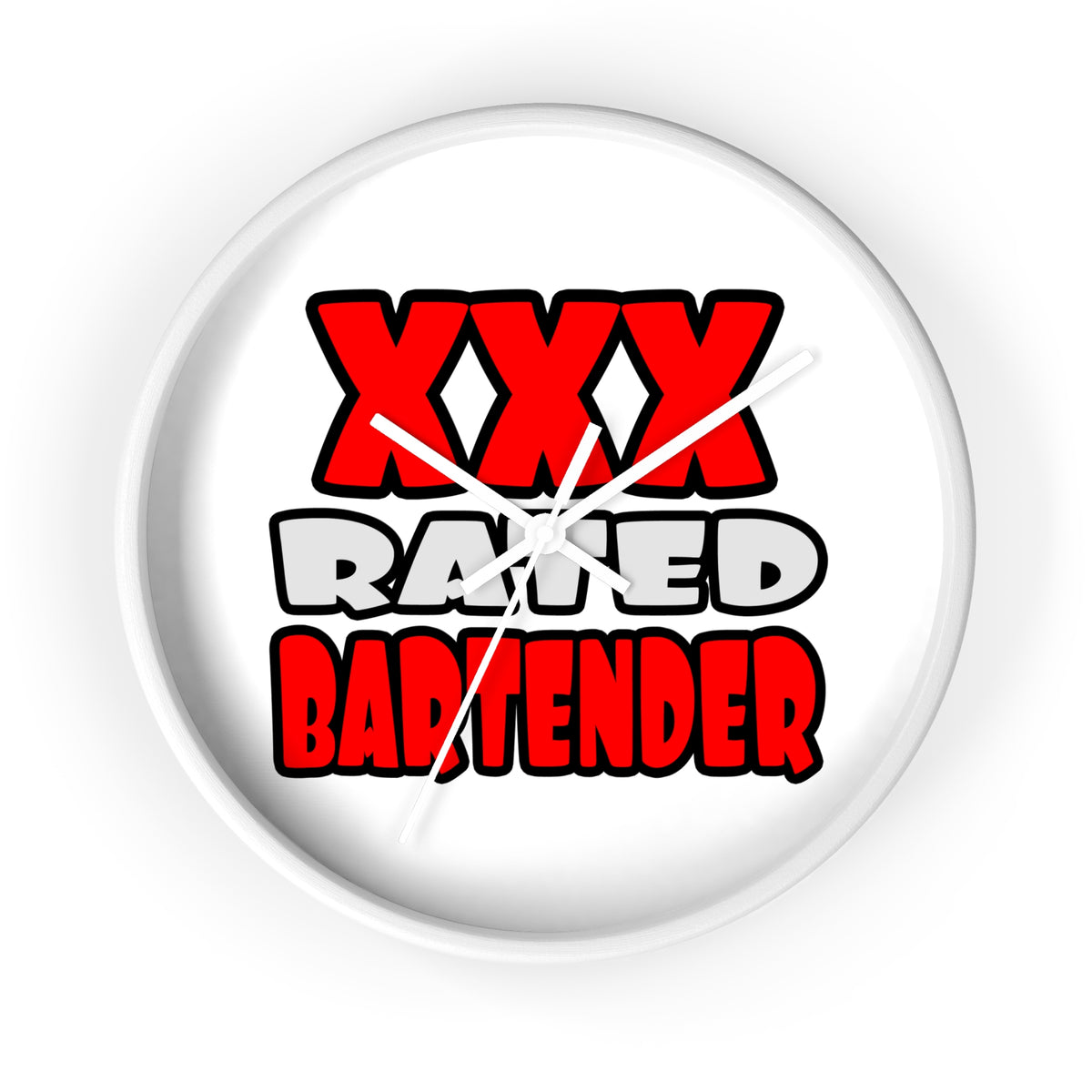 XXX Rated Bartender - Wall Clock