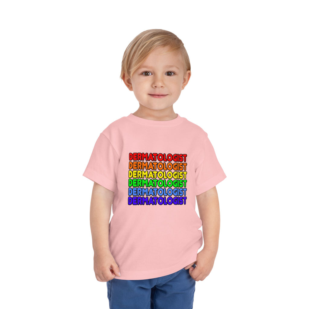 Rainbow Dermatologist - Toddler Short Sleeve Tee