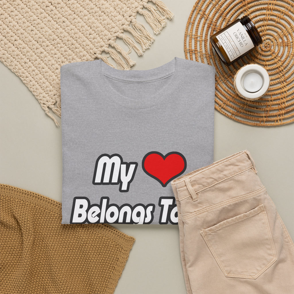 My Heart Belongs To A Cardiologist - Unisex Heavy Cotton Tee