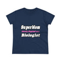 SuperMom Biologist - Women's Midweight Cotton Tee