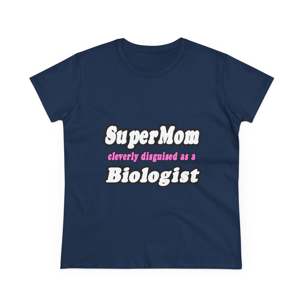 SuperMom Biologist - Women's Midweight Cotton Tee