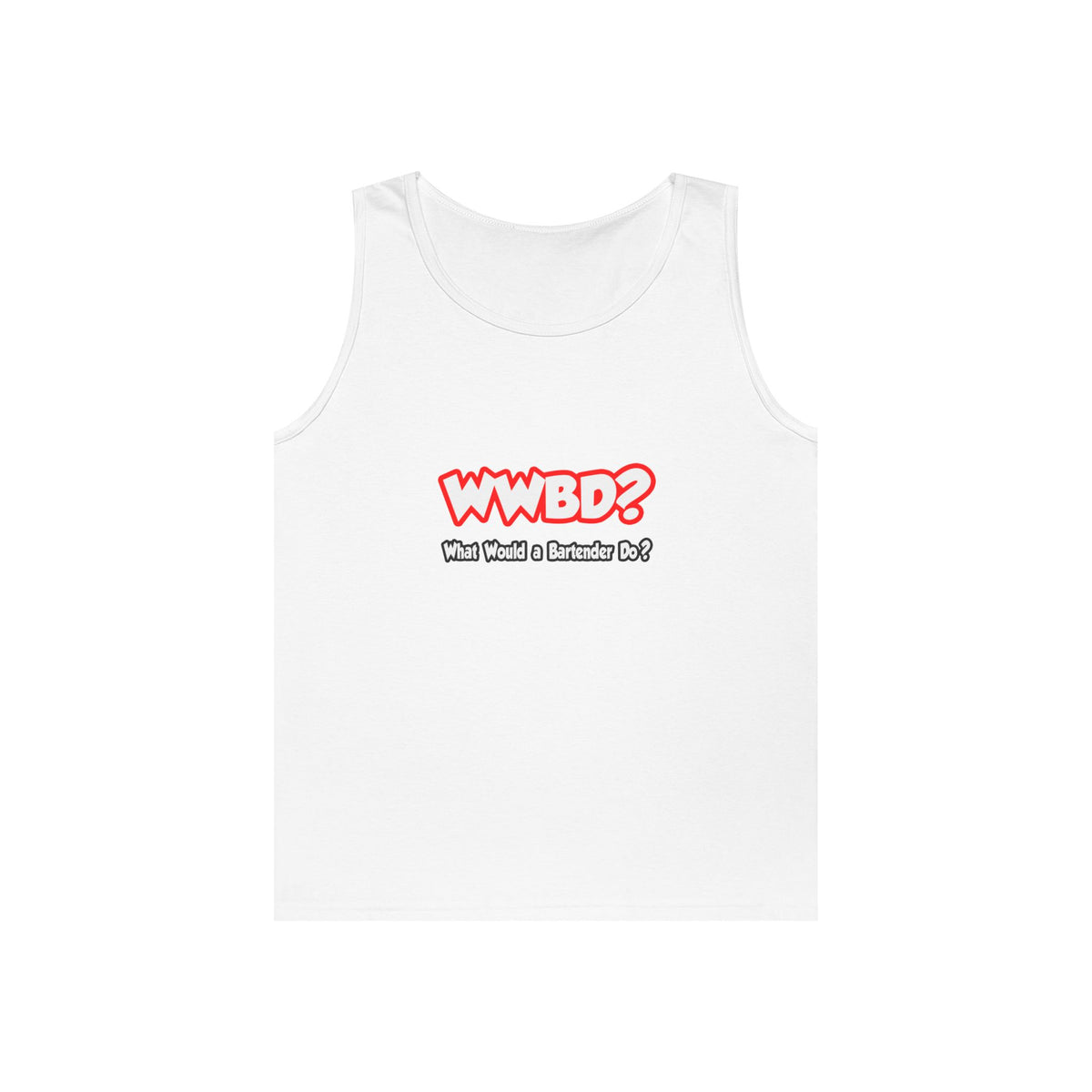 WWBD...What Would a Bartender Do - Unisex Heavy Cotton Tank Top