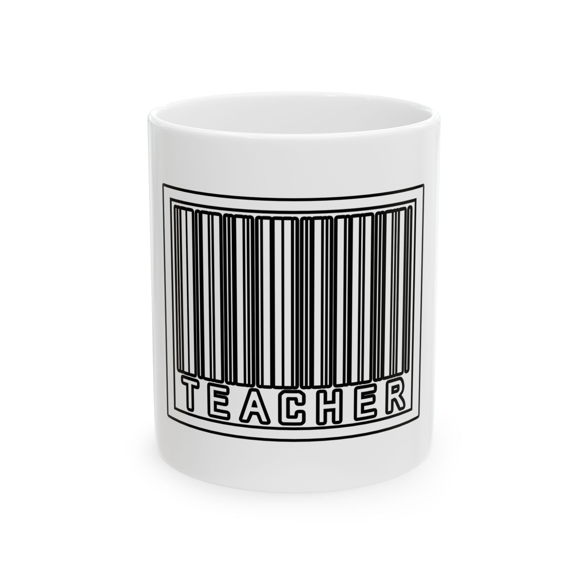 Barcode Teacher - Ceramic Mug, (11oz, 15oz)
