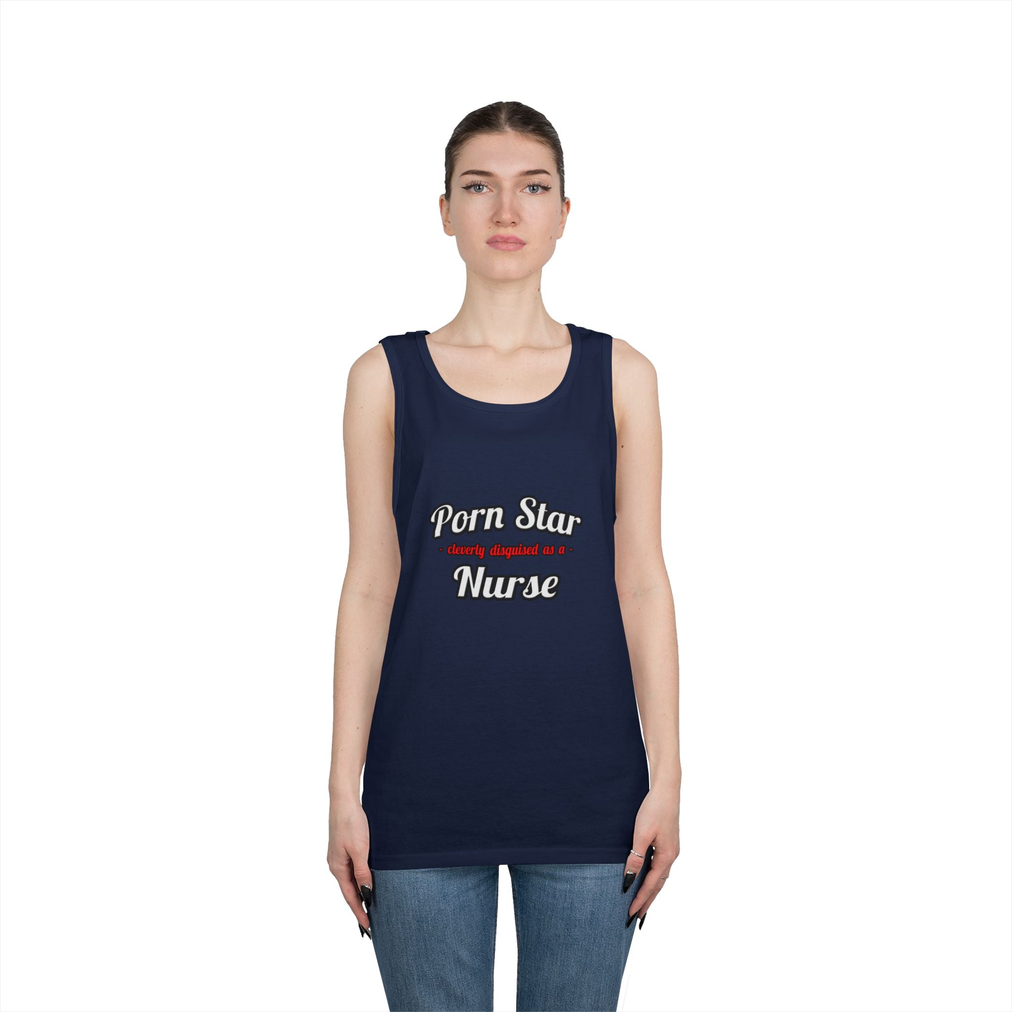 Porn Star...Nurse - Unisex Heavy Cotton Tank Top