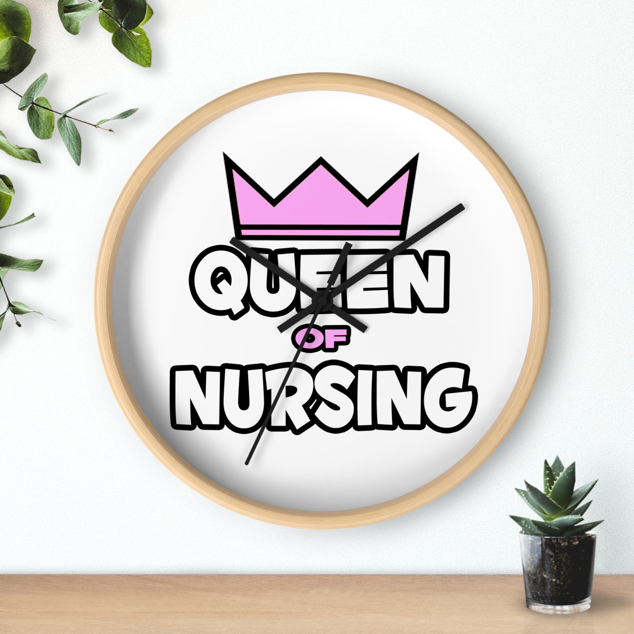 Queen of Nursing - Wall Clock