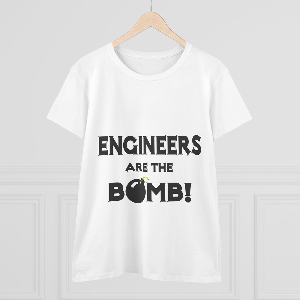 Engineers Are The Bomb! (2) - Women's Midweight Cotton Tee
