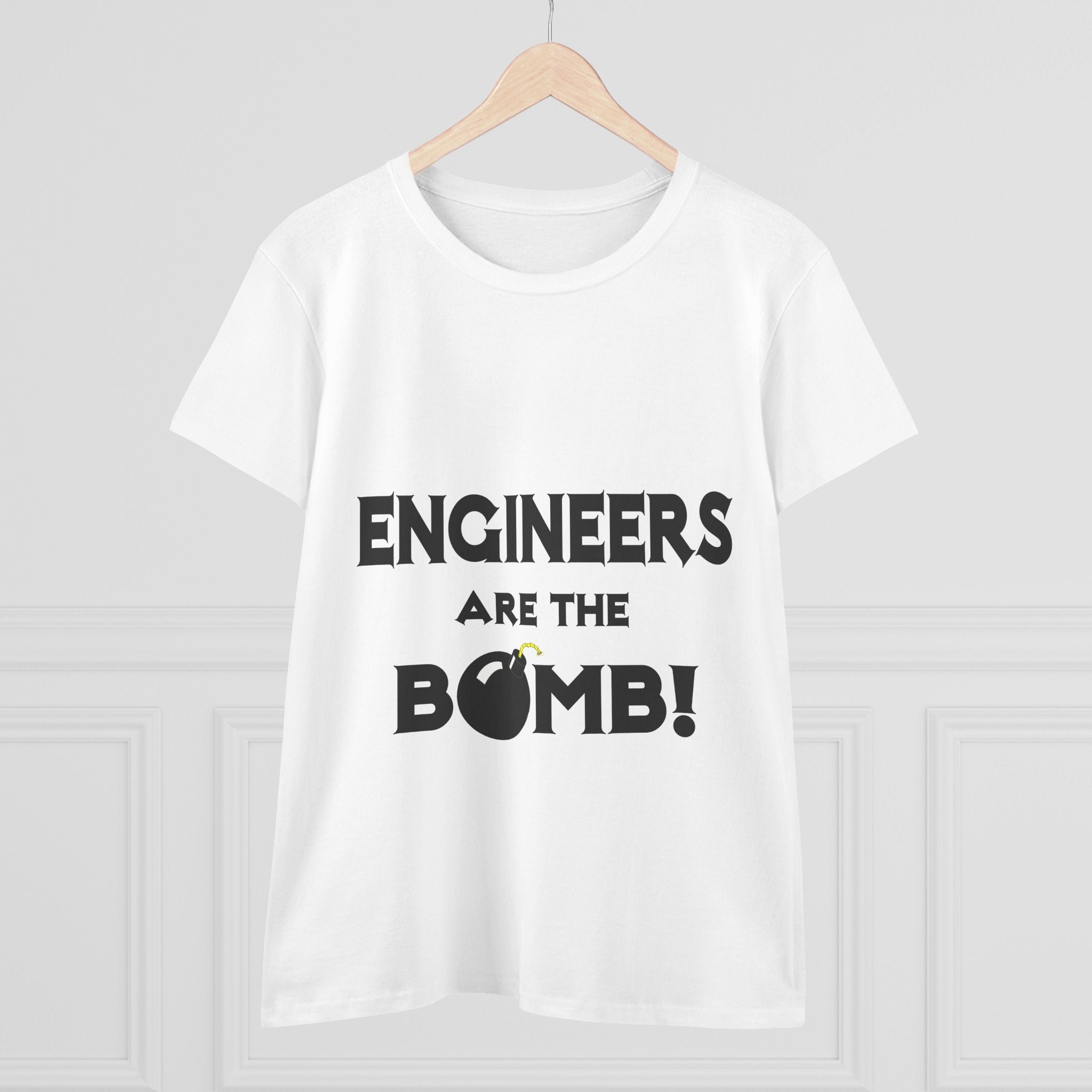 Engineers Are The Bomb! (2) - Women's Midweight Cotton Tee