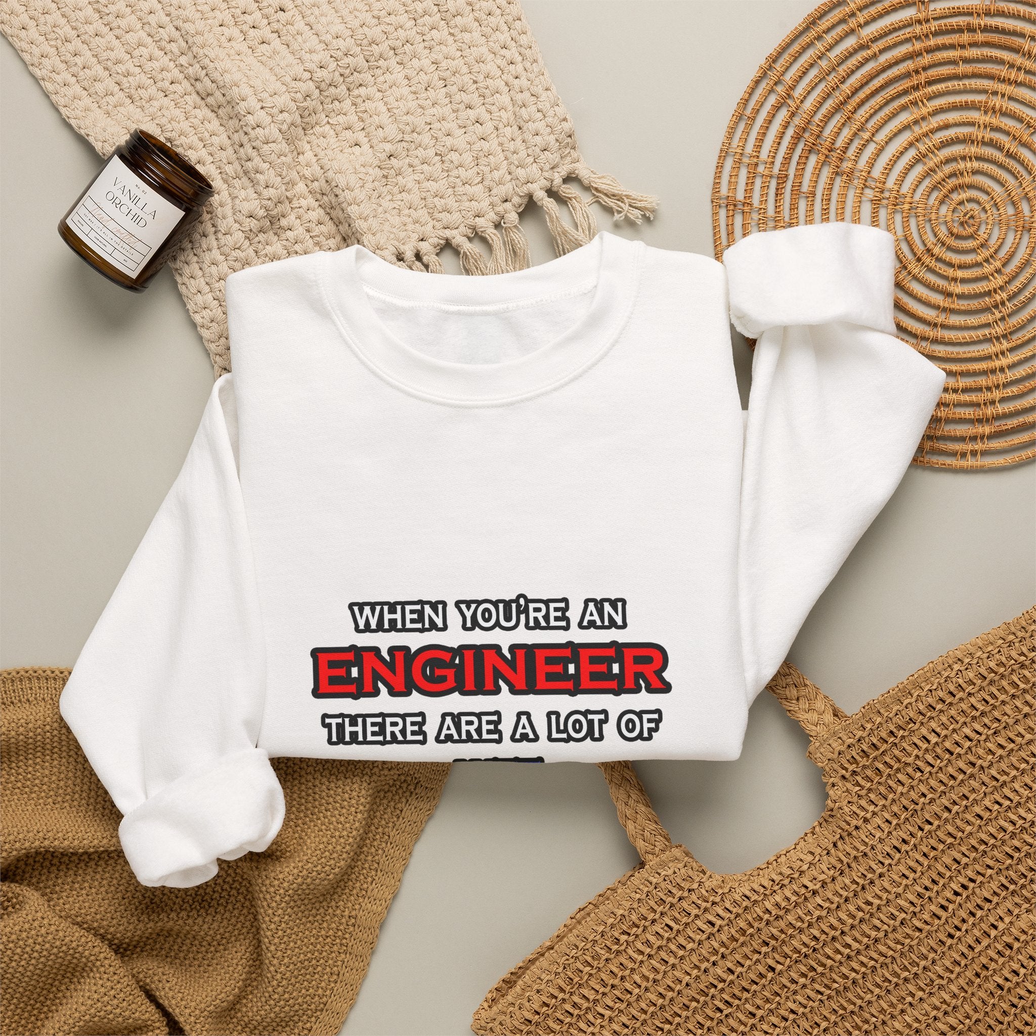 Engineer ... OMG WTF LOL - Unisex Heavy Blend™ Crewneck Sweatshirt