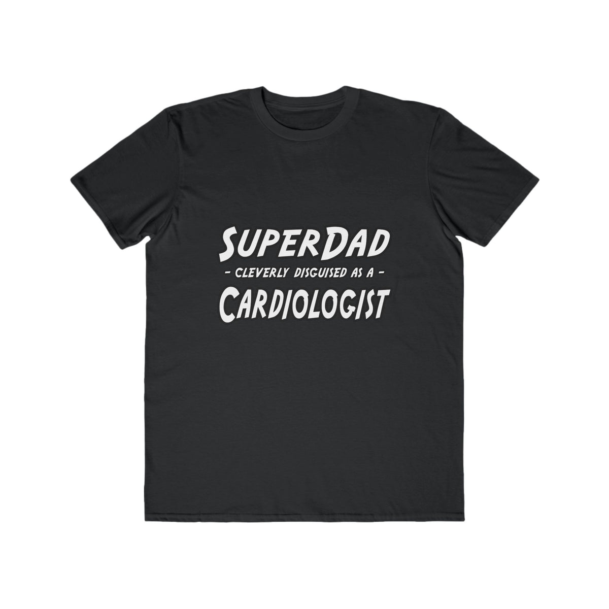 SuperDad...Cardiologist - Men's Lightweight Fashion Tee